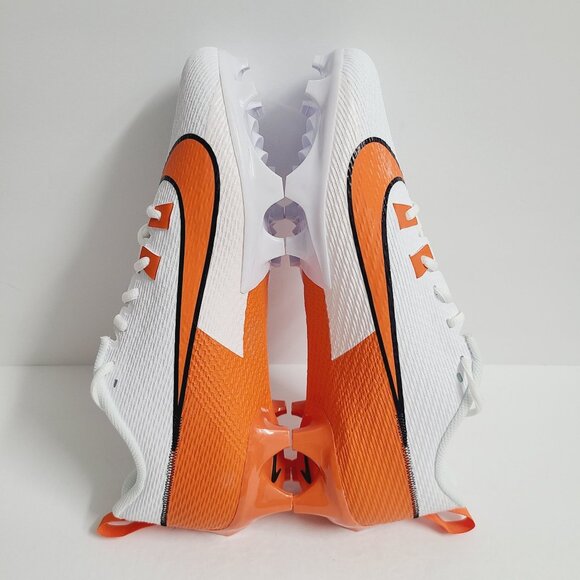 NEW Nike Vapor Edge Speed 360 2 Football Cleats FQ4045-100 Size  13 White Orange